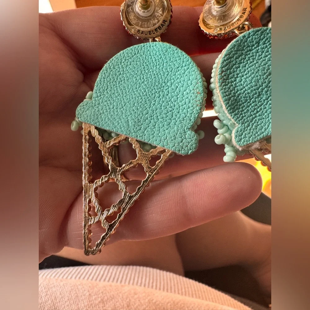 Baublebar ice cream earrings mint green - Picture 5 of 9